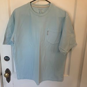 Men’s Columbia light blue pocket tshirt medium